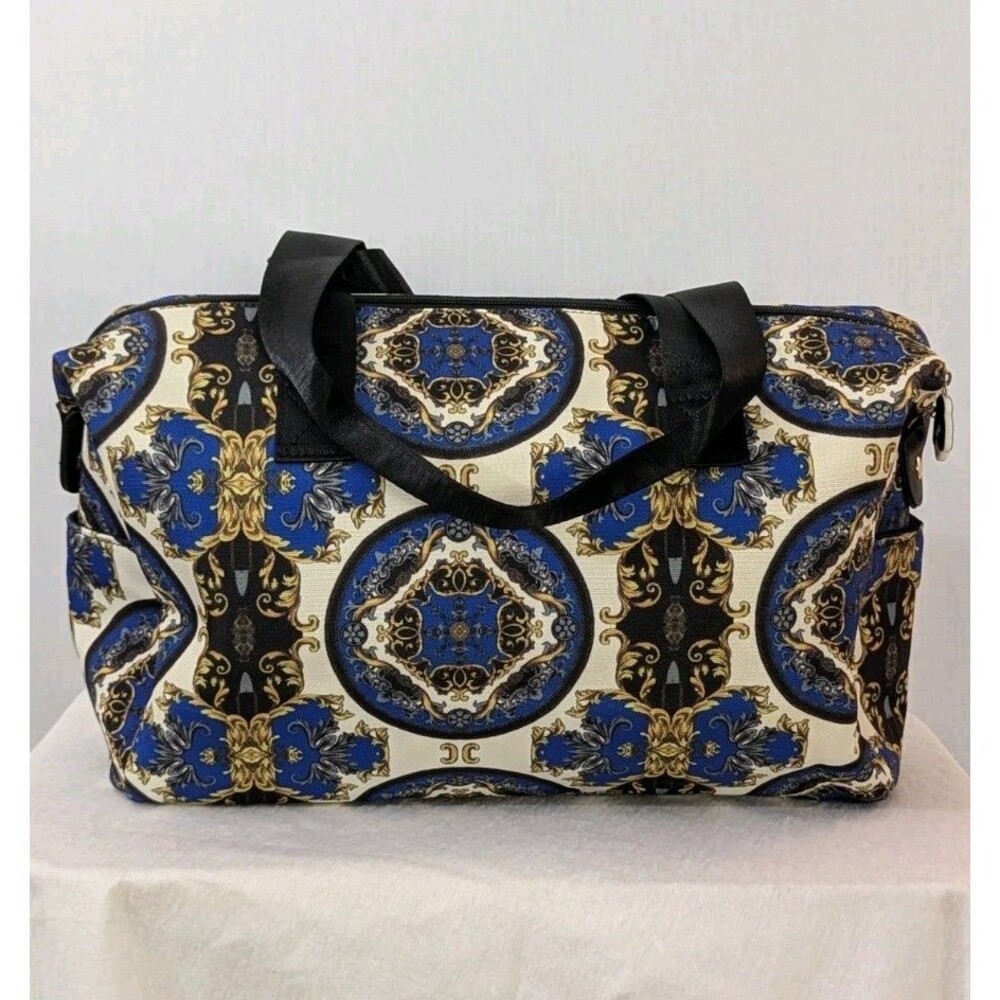NEW Alice + Olivia By Stacey Bendet Duffel Bag Sport Weekender Romance Pattern